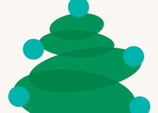 Porcelanowa Choinka na kieleckim